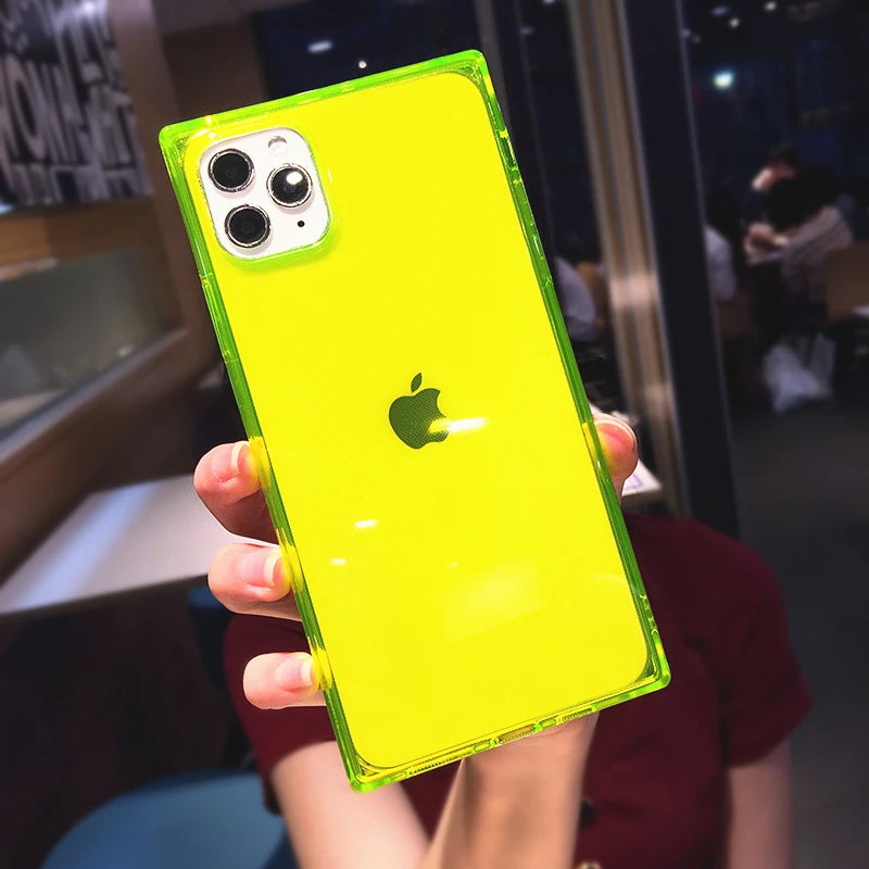 DUWUZ Clear Soft TPU iPhone Case – Slim Shock-Absorbing Bumper Cover