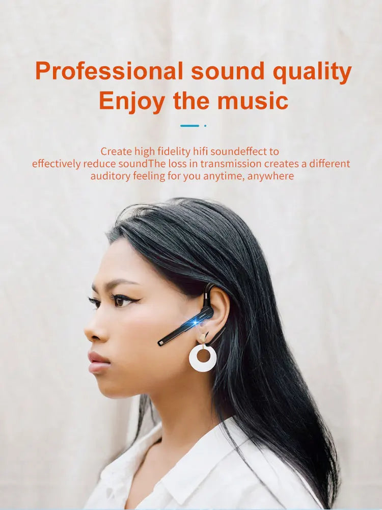 GDLYL Bluetooth 5.3 Business Headset | ENC Mic & 10H Playtime