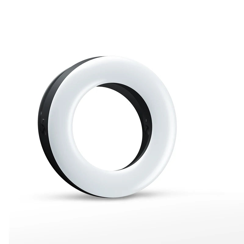 SZKOSTON USB Rechargeable Selfie Ring Light with Clip – 3 Modes