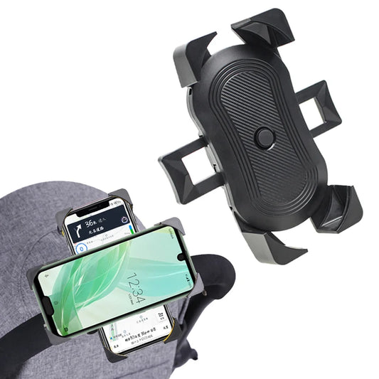 Universal 360° Stroller & Bike Phone Mount – Hands-Free Holder for Parents on the Go – phone-stand