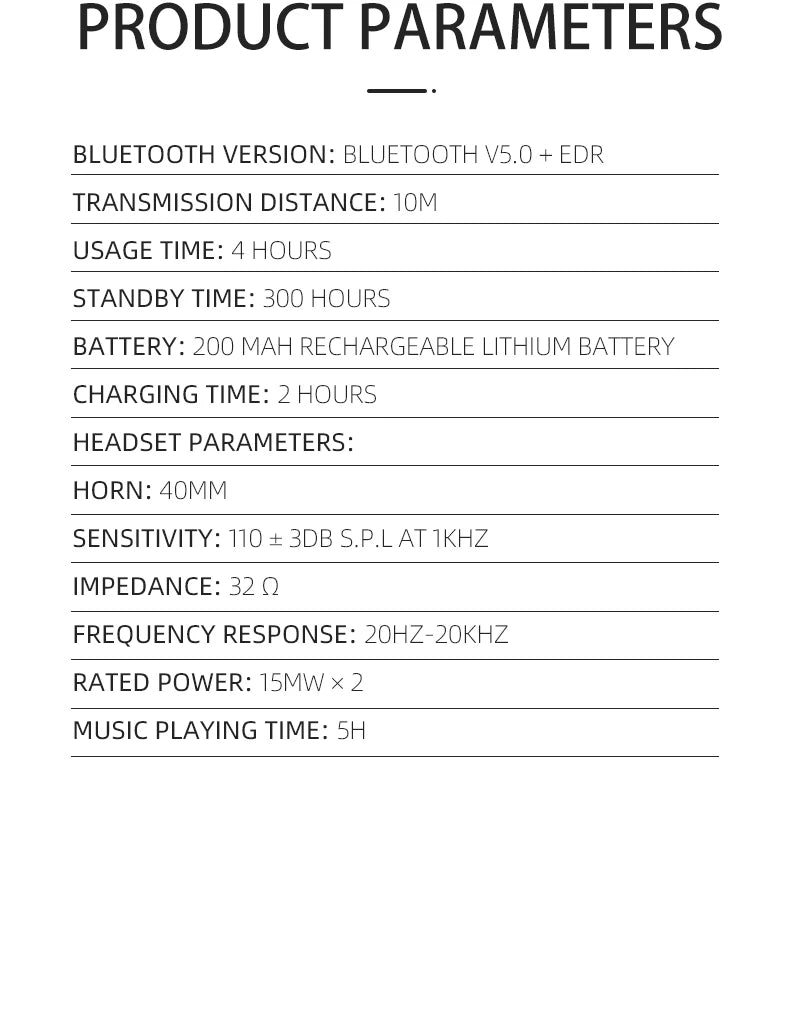 CHUYONG Bluetooth 5.0 Headphones – ANC, HiFi, Dual Mode