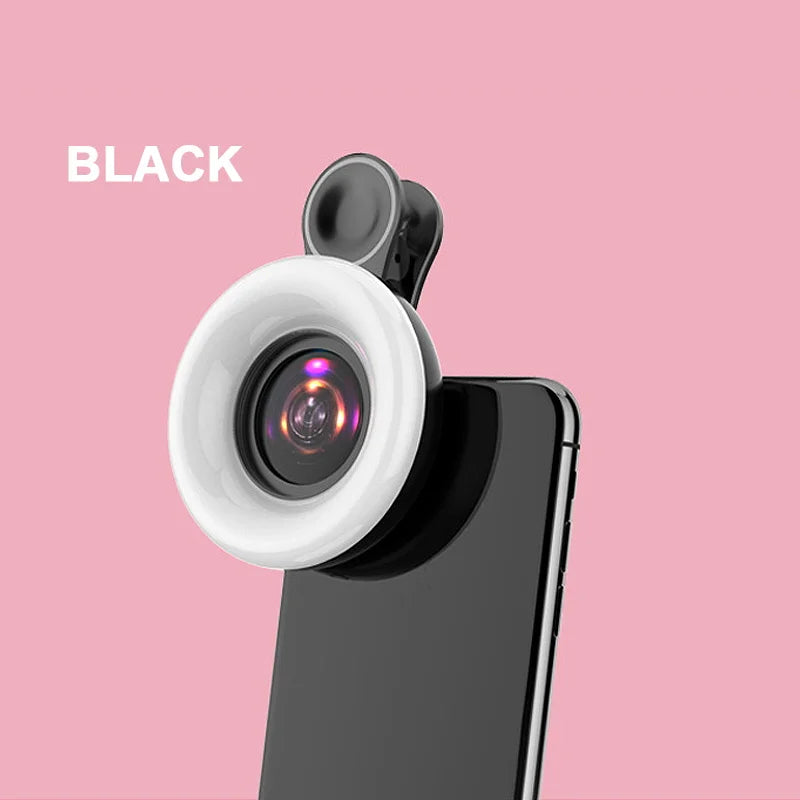 15X Macro Lens with LED Ring Light – Clip-On Smartphone Camera Accessory – tech-gadget