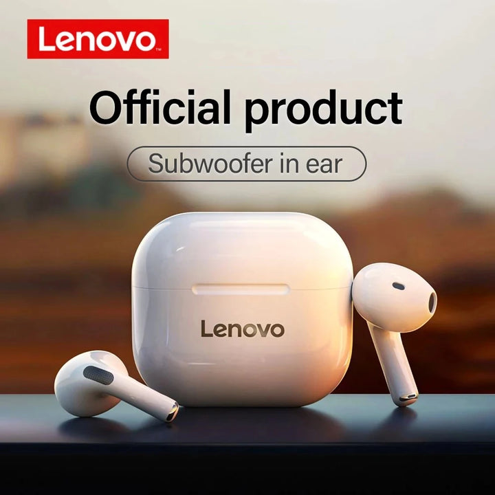 Lenovo LP40 Wireless Earbuds – Bluetooth 5.0 HiFi Sound + Waterproof Charging Case – audio-accessory