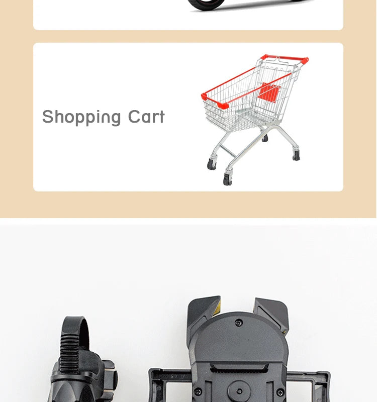 Universal 360° Stroller & Bike Phone Mount – Hands-Free Holder for Parents on the Go
