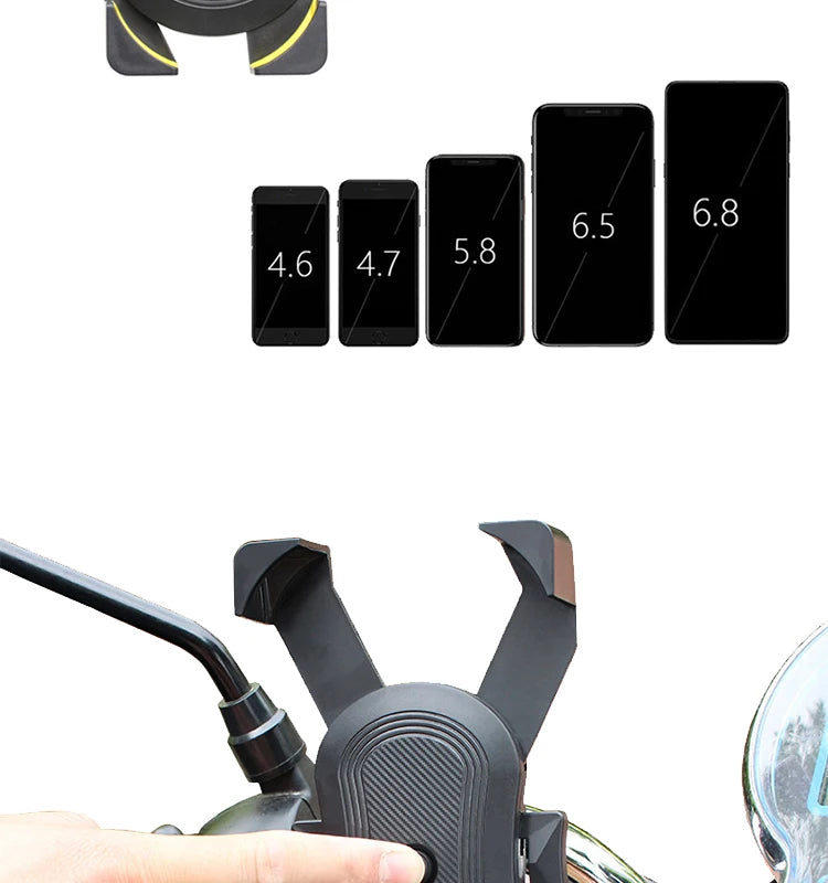 Universal 360° Stroller & Bike Phone Mount – Hands-Free Holder for Parents on the Go