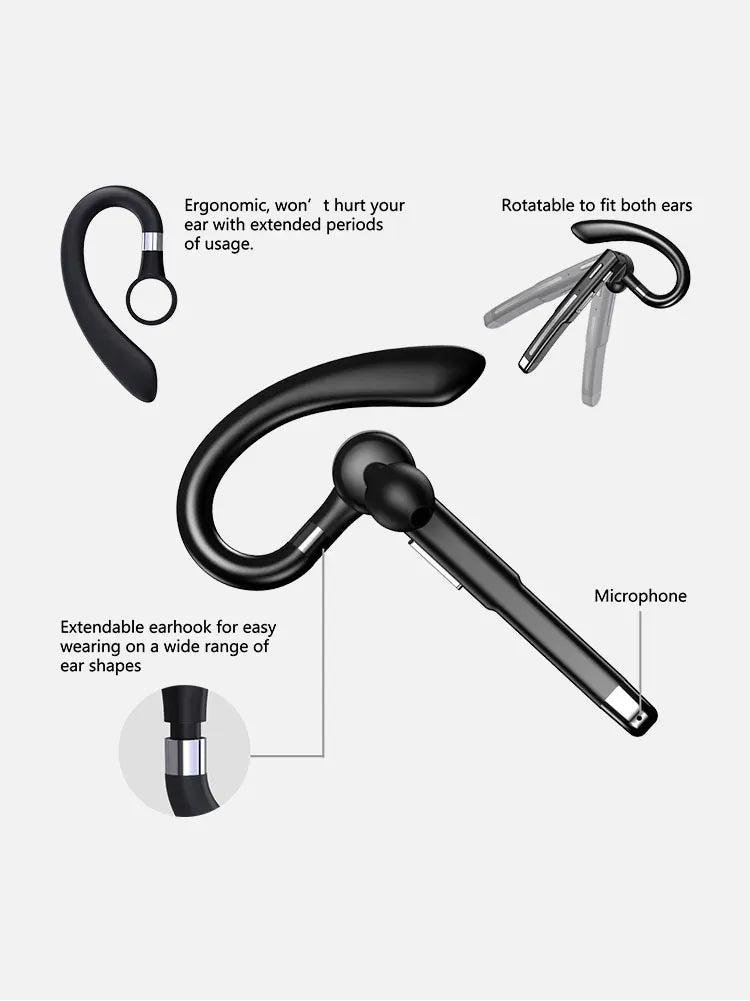 GDLYL Bluetooth 5.3 Business Headset | ENC Mic & 10H Playtime