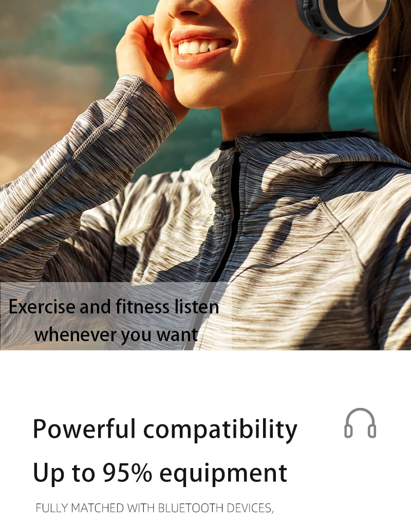 CHUYONG Bluetooth 5.0 Headphones – ANC, HiFi, Dual Mode