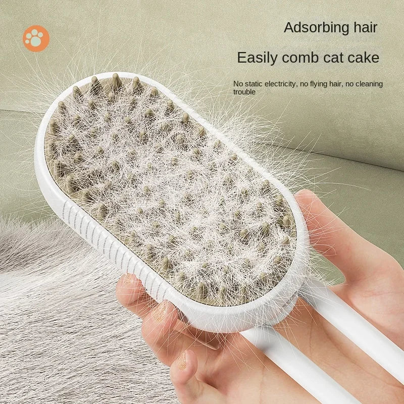 Electric Spray Massage Comb for Pets – Grooming & De-Shedding Tool