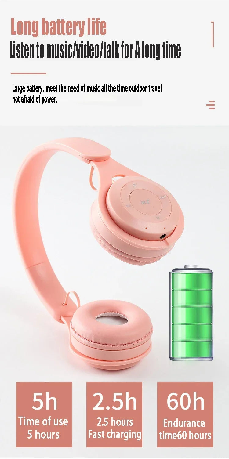 EAEONXE Stereo Y08 Bluetooth Gaming Headset – Wireless & Foldable