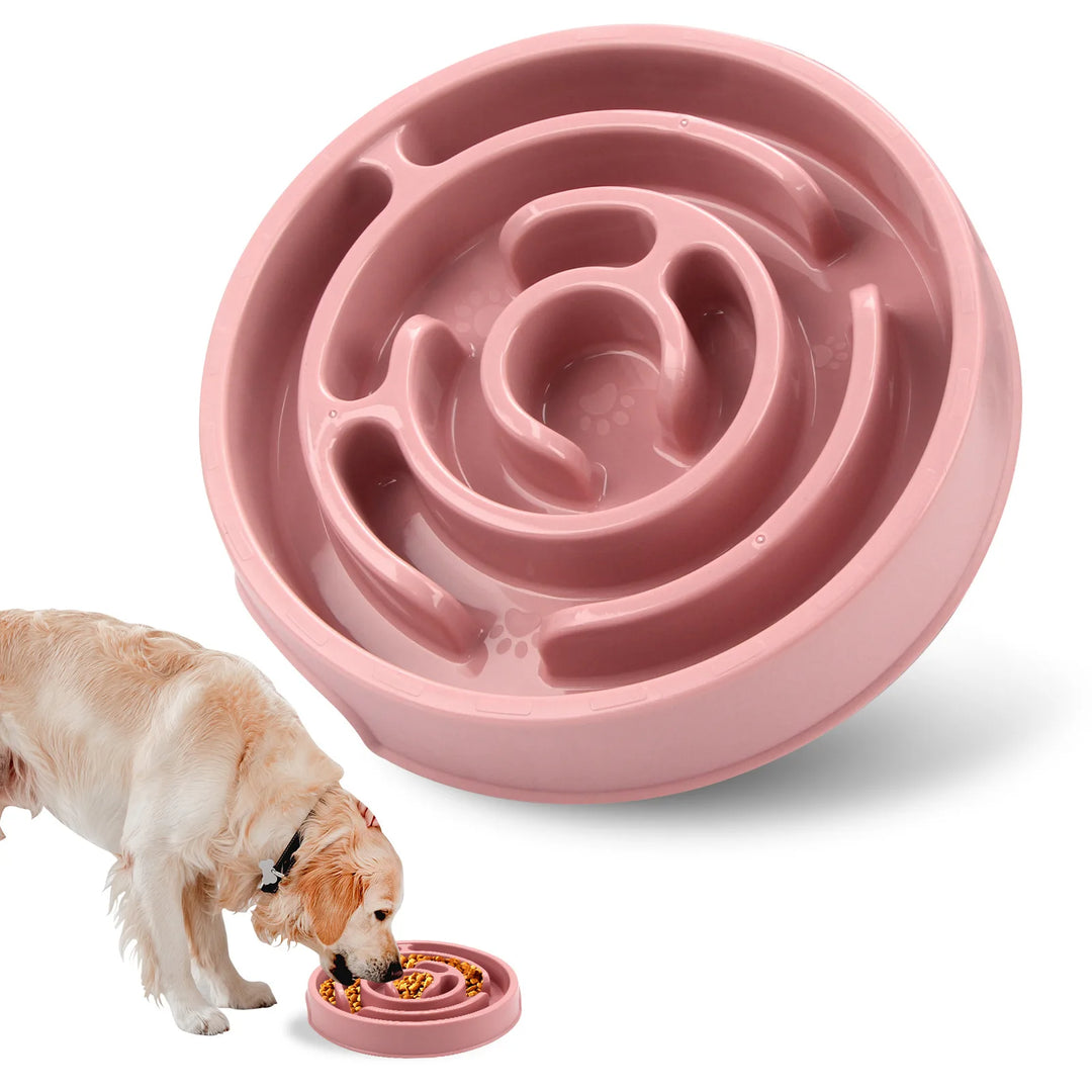 Slow Feeder Dog Bowl – Non-Slip & Anti-Choke Design