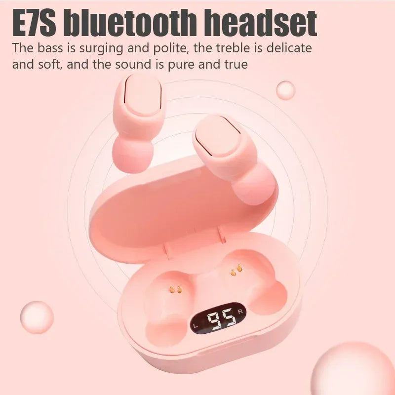 CMAOS E7S TWS Bluetooth Earbuds | Wireless Earphones with Mic