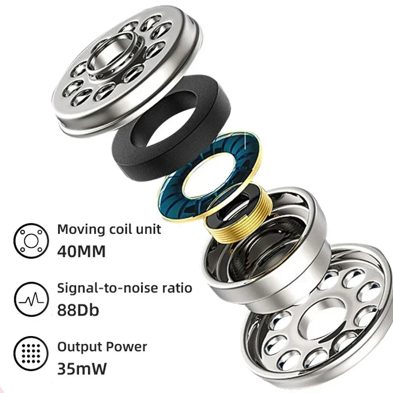 Brorikoy Bluetooth 5.0 Ear Hook – ANC, Wireless, Sports