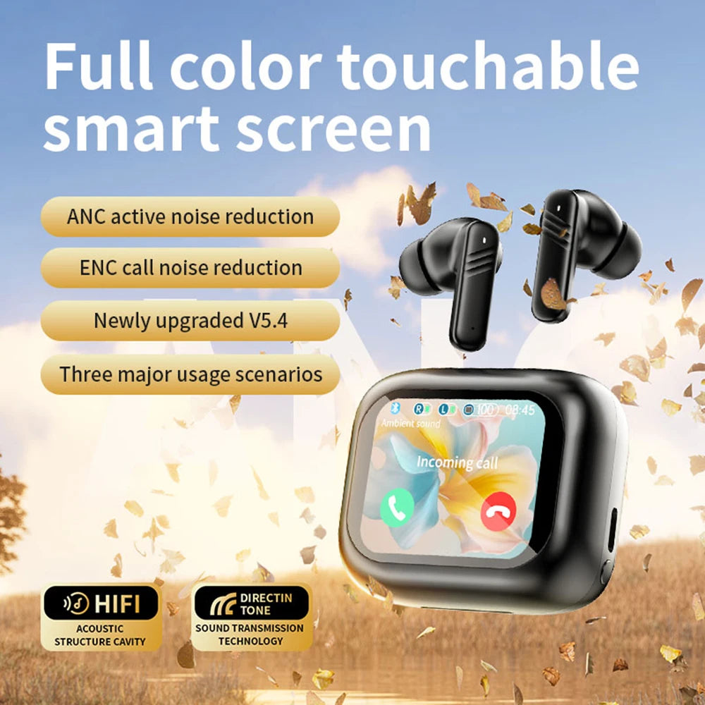 CUGUU LX10 Bluetooth 5.4 Earbuds – ANC, ENC, Touch Screen