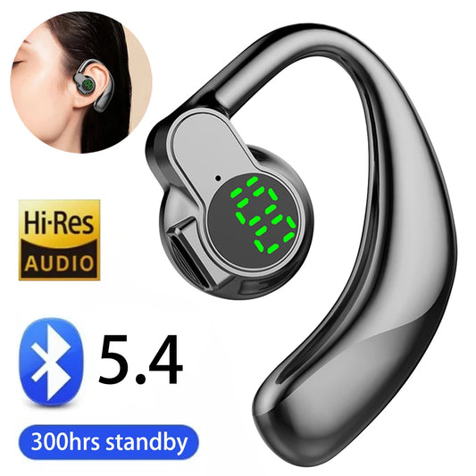 CUGUU Bluetooth 5.4 Ear Hook Headset with ENC & 20H Battery – audio-accessory