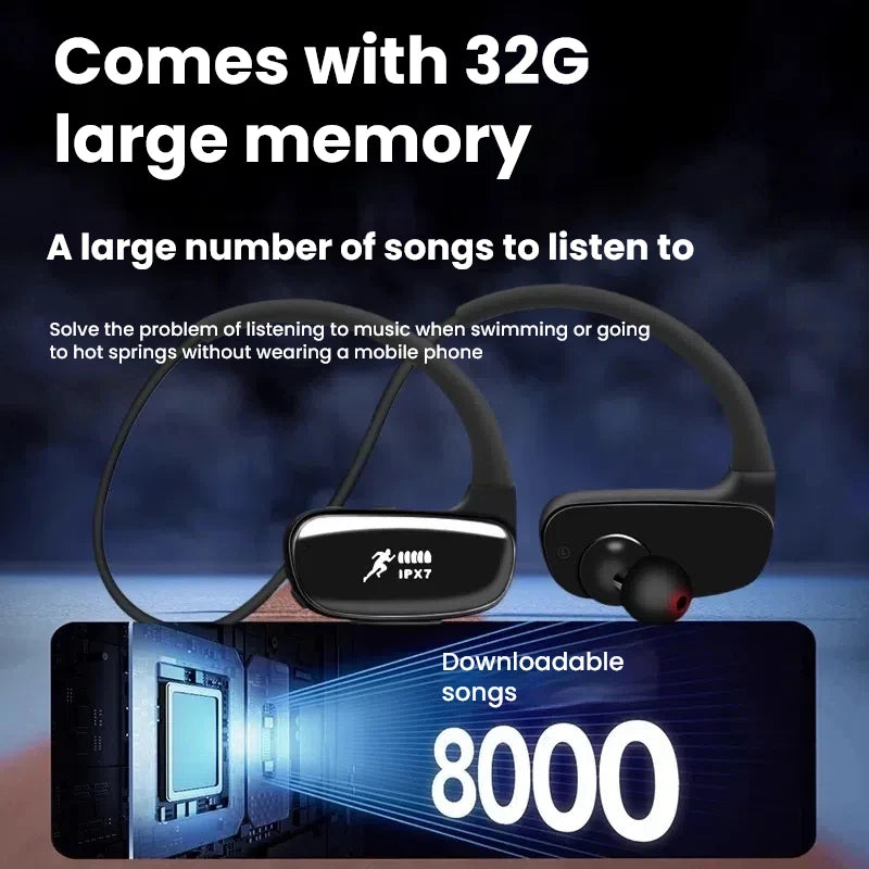 SUOMEIJA SM808 Bluetooth 5.3 Neckband Earphones – ANC & MP3 Mode – audio-accessory