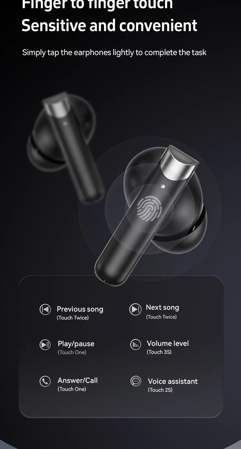 Basix TWS Bluetooth Earphones | ANC In-Ear Wireless