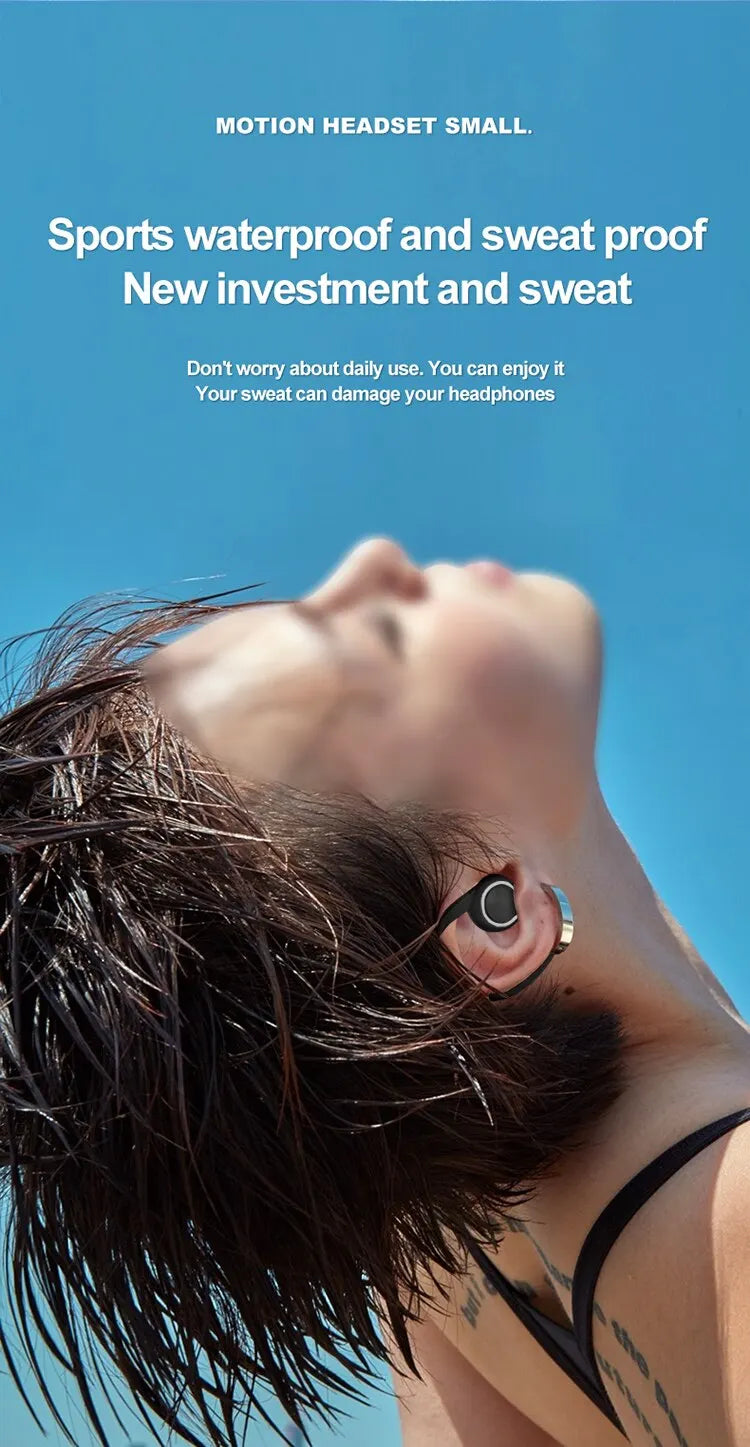 S10 Single-Ear Bluetooth 5.2 Headset – Sports, Noise Reduction