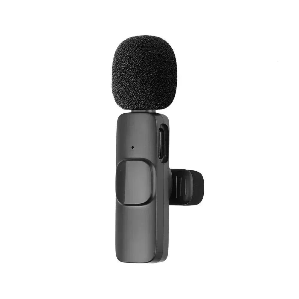 VIKEFON K9 Wireless Lavalier Microphone – Dual-Compatible Bluetooth Mic for iPhone & Android