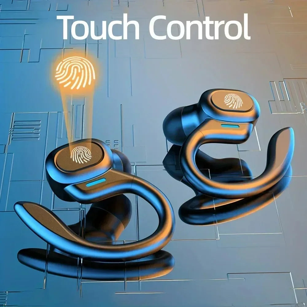 OLEVO Bluetooth 5.3 Ear Hook Earbuds – ANC, IPX6, HiFi Sound
