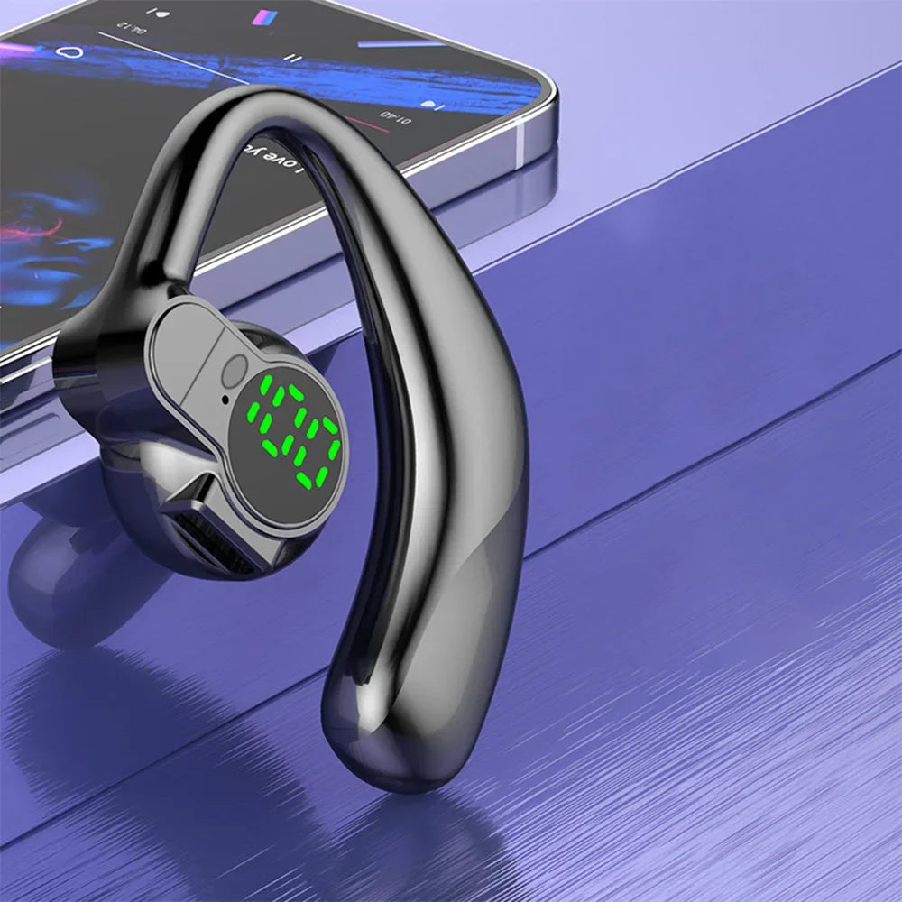 BAPPSUS Bluetooth 5.4 Bone Conduction Headset | ANC & Digital Display