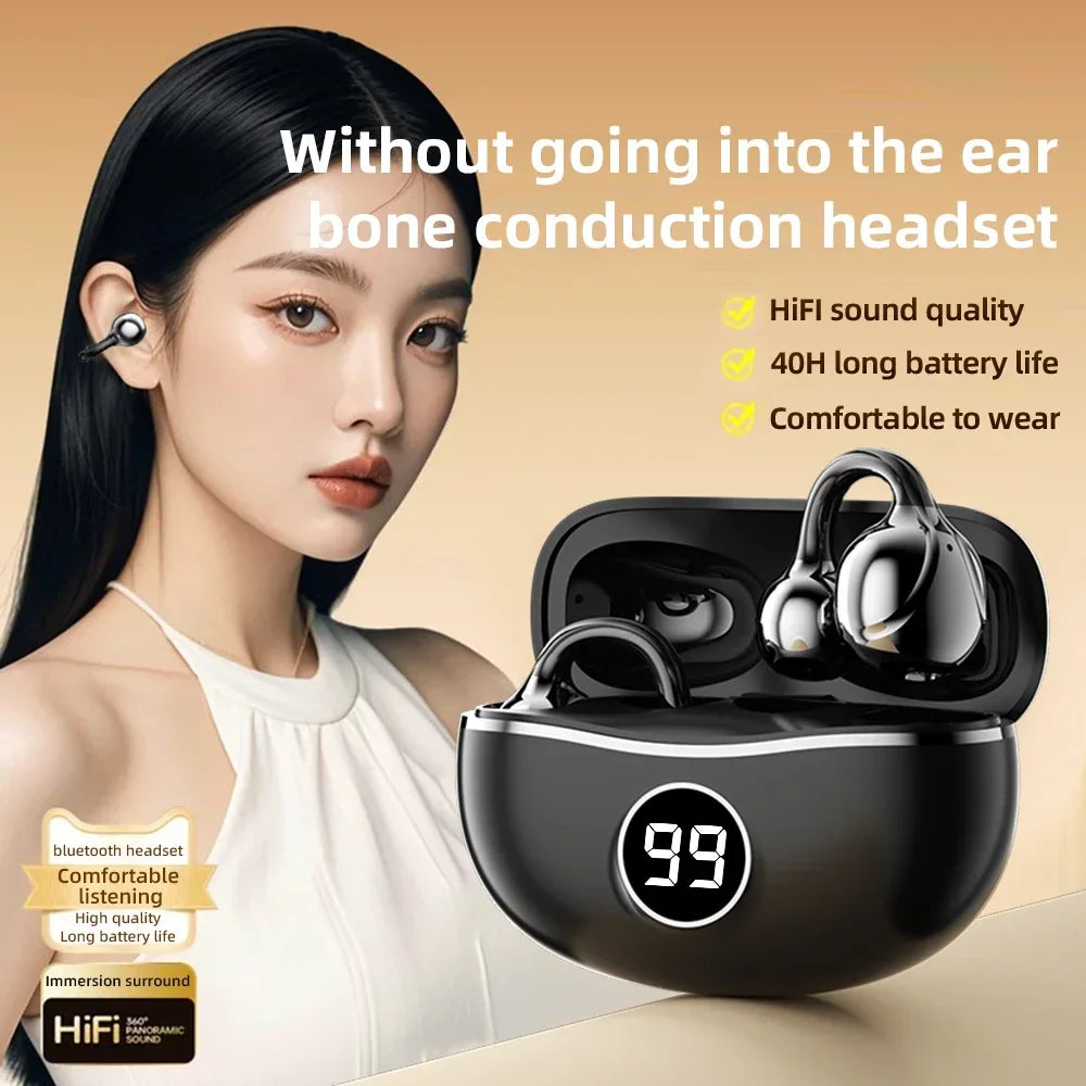 2025 Wireless Air Bone Conduction Earphones – HIFI, Waterproof – audio-accessory