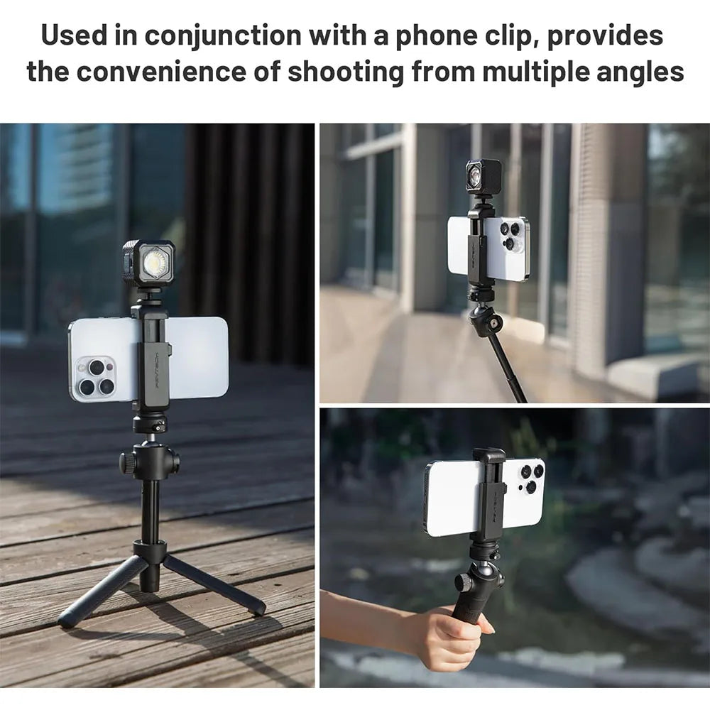 PGYTECH CapLock Tripod Set – Extendable Tripod with Phone Clamp & Mount