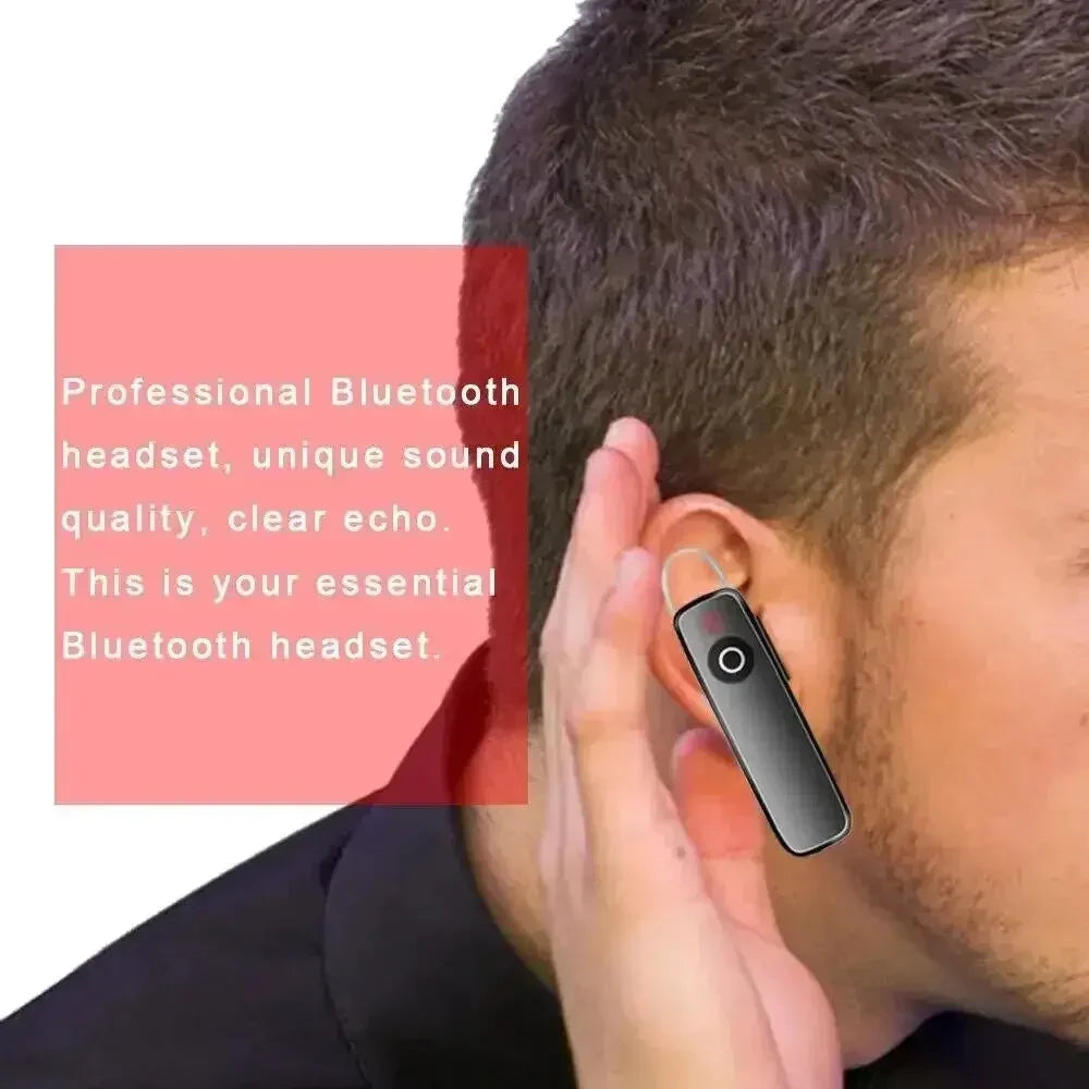 VIKEFON Bluetooth Ear Hook Headset – Noise-Cancelling & Wireless