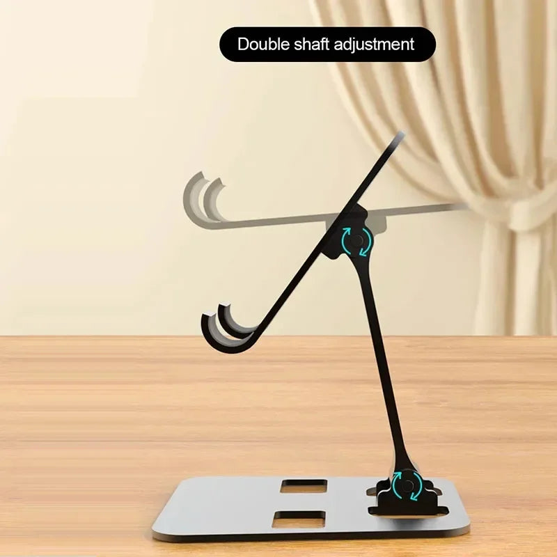 VIKEFON Foldable Aluminum Phone & Tablet Stand – Universal Mount