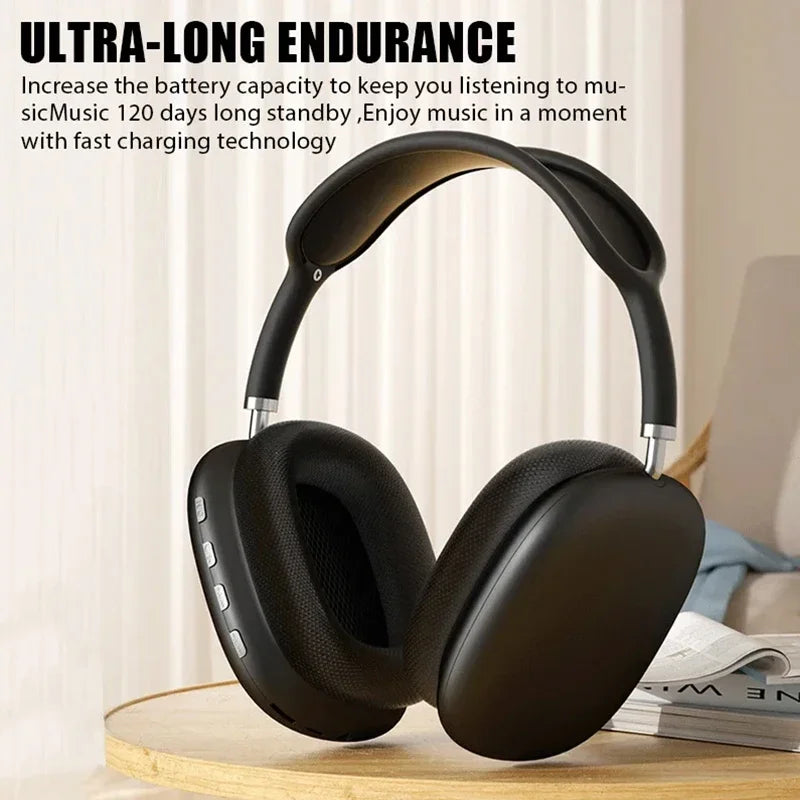 READYYEAH Bluetooth Headset – Over-Ear Wireless with Noise Canceling