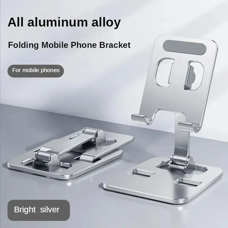 VIKEFON Foldable Aluminum Phone & Tablet Stand – Universal Mount