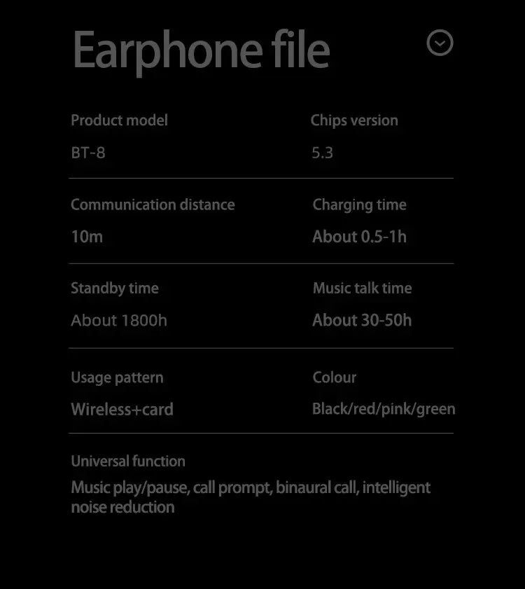 Wireless Bluetooth Earbuds with Touch Control & Charging Display