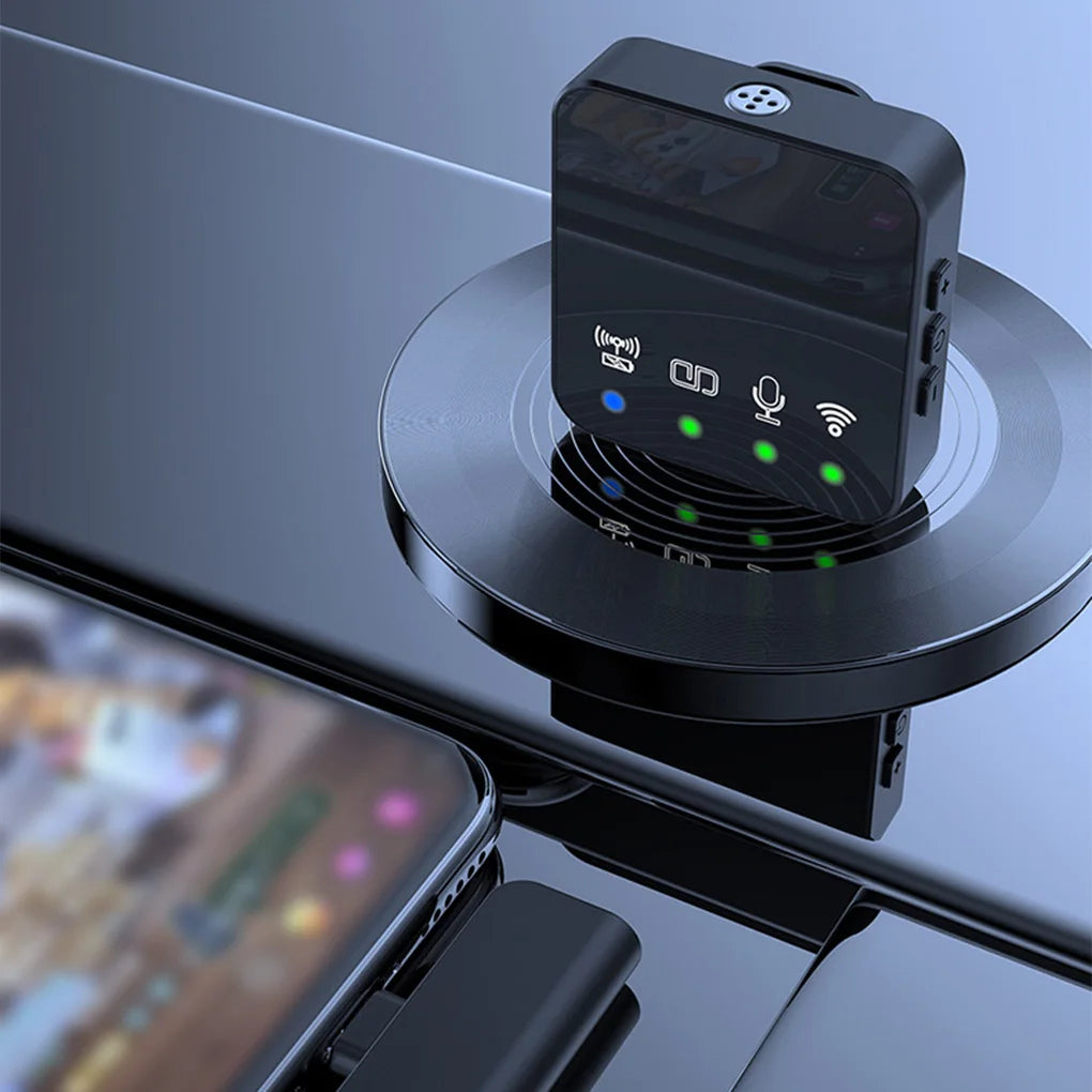 Wireless Magnetic Monitor & Lavalier Mic Kit for Vlogging & Streaming