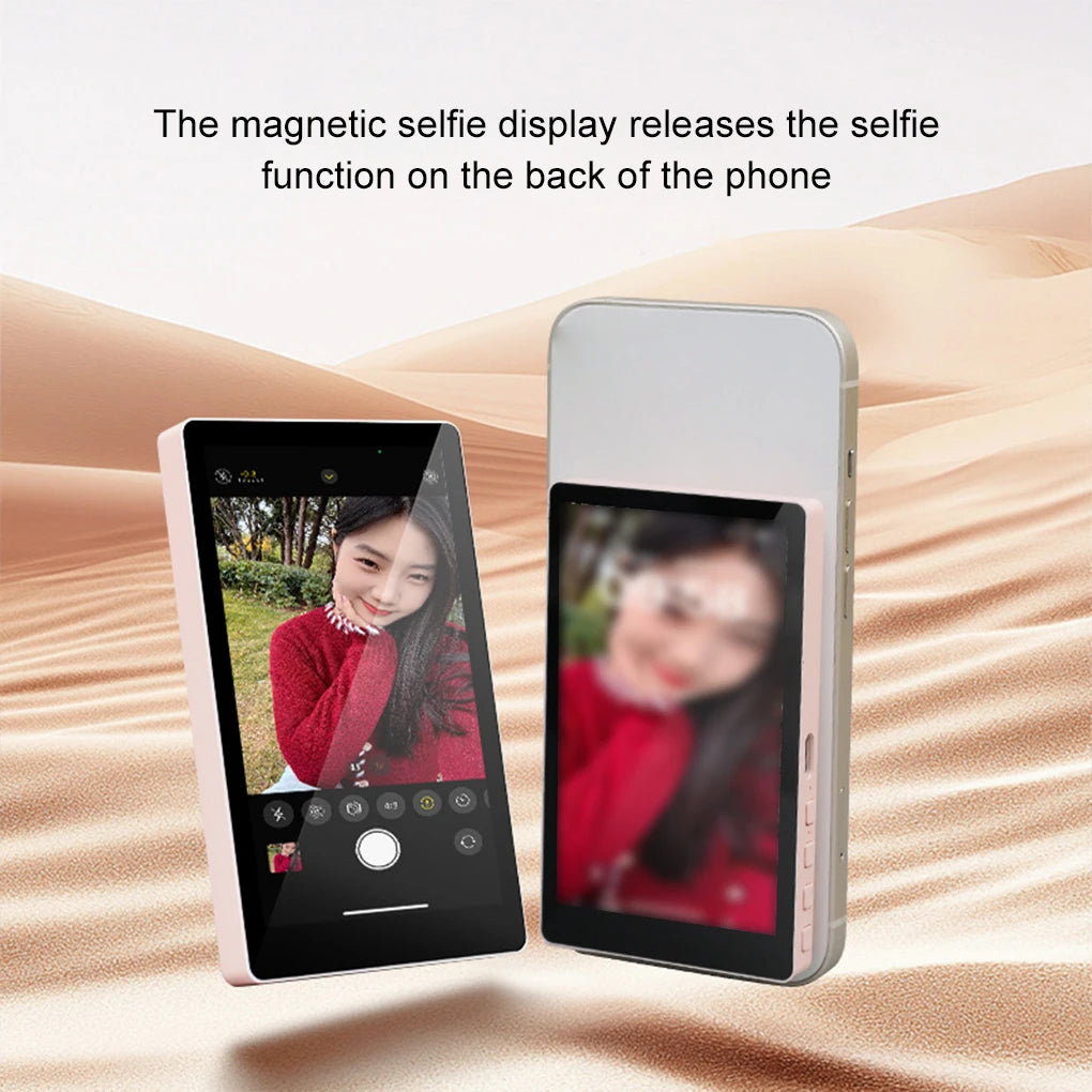 Wireless Magnetic Monitor & Lavalier Mic Kit for Vlogging & Streaming