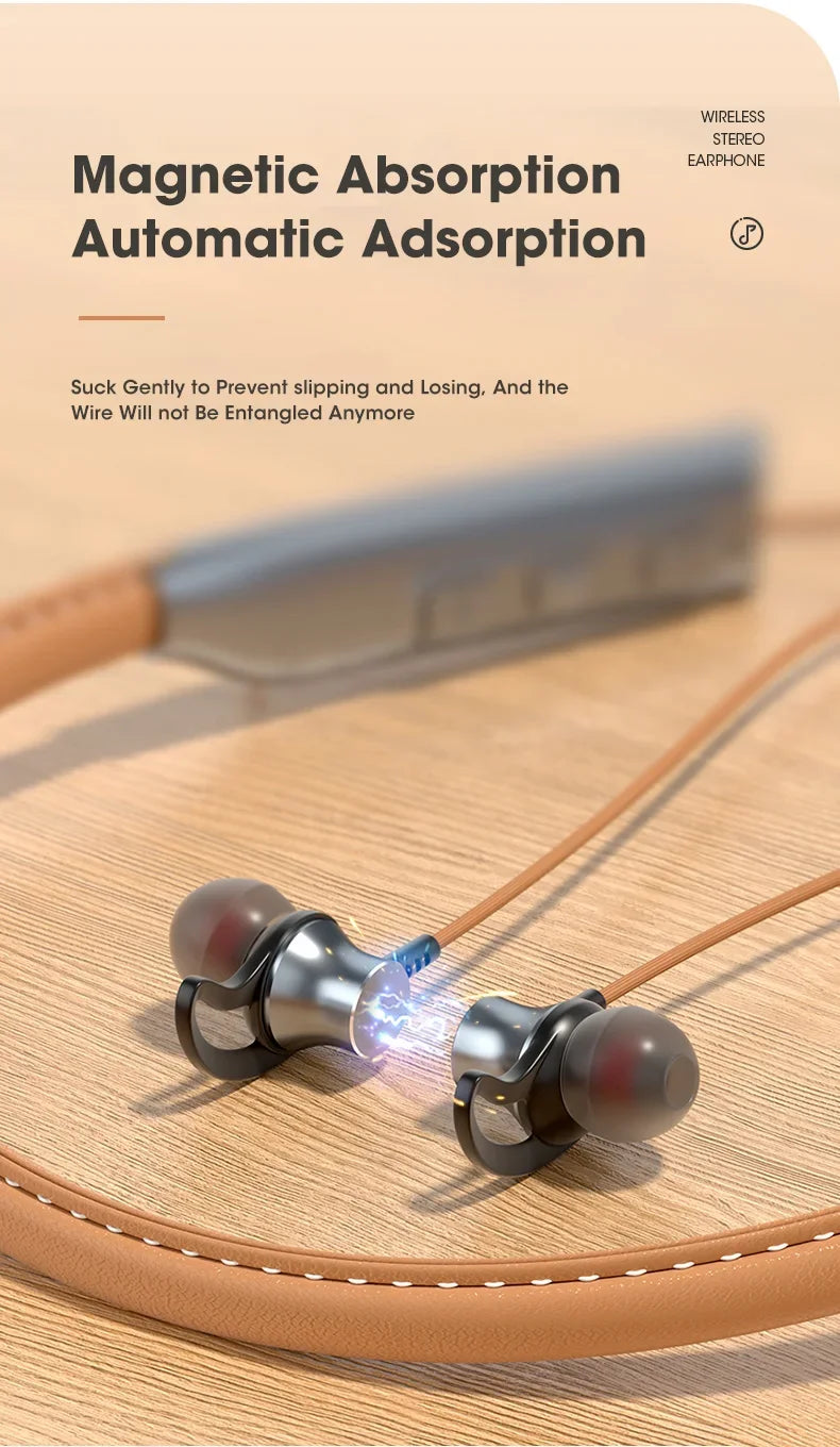 Lamgool Sports Wireless Earphones – Bluetooth 5.0, IPX5, SD Card