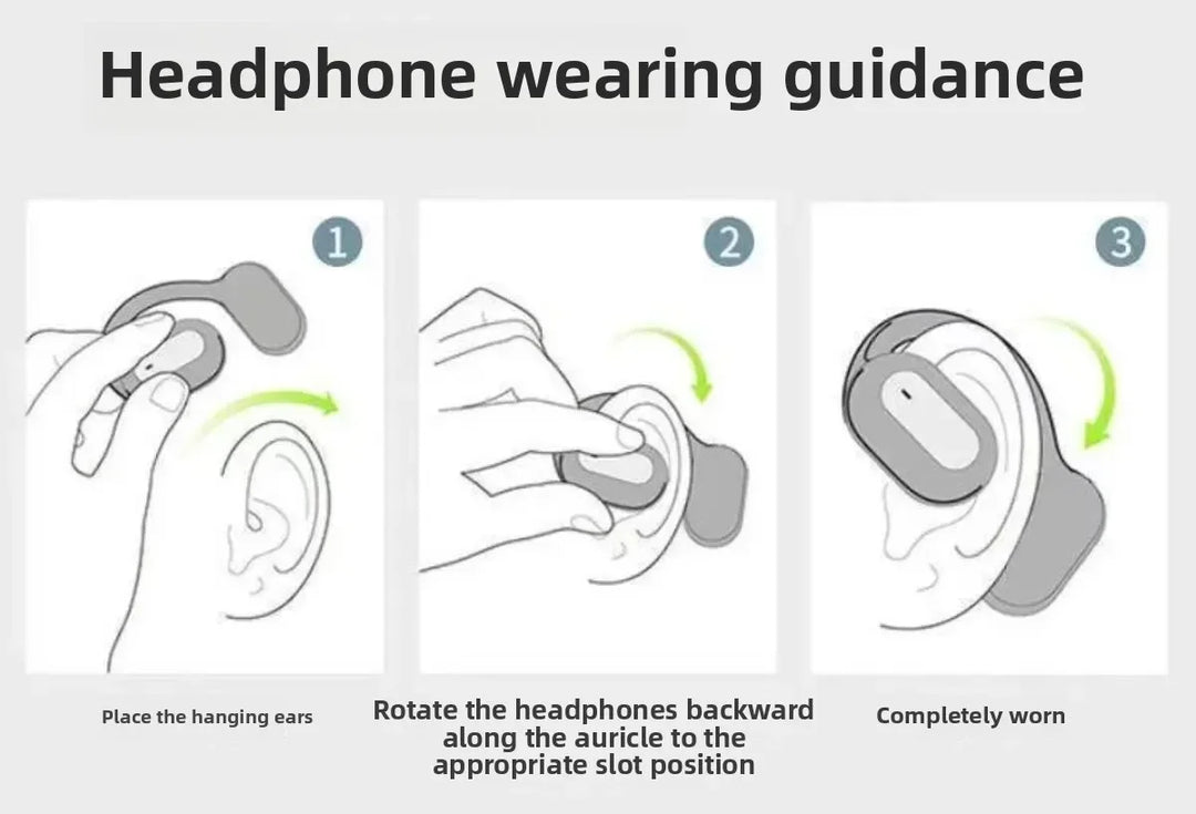 Jiansu Bone Conduction Headphones – Bluetooth 5.3, Waterproof, HiFi