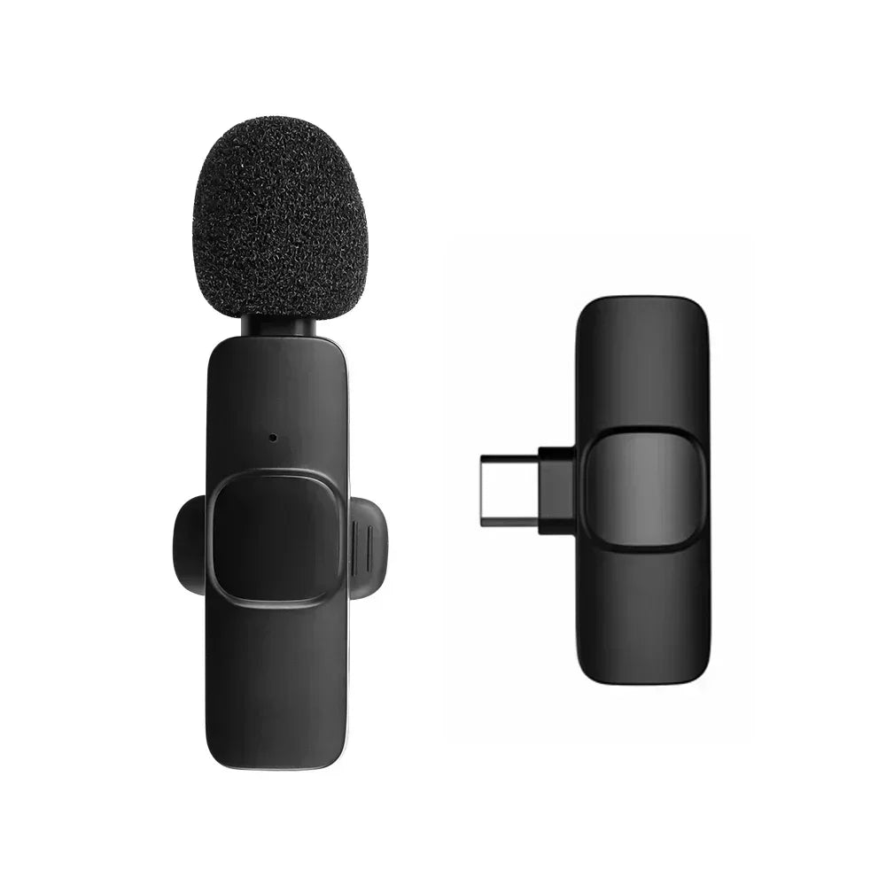 VIKEFON K9 Wireless Lavalier Microphone – Dual-Compatible Bluetooth Mic for iPhone & Android