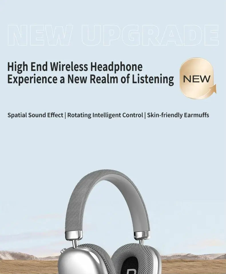 WYMECT Over-Ear Bluetooth Headphones – Noise Cancelling & Mic