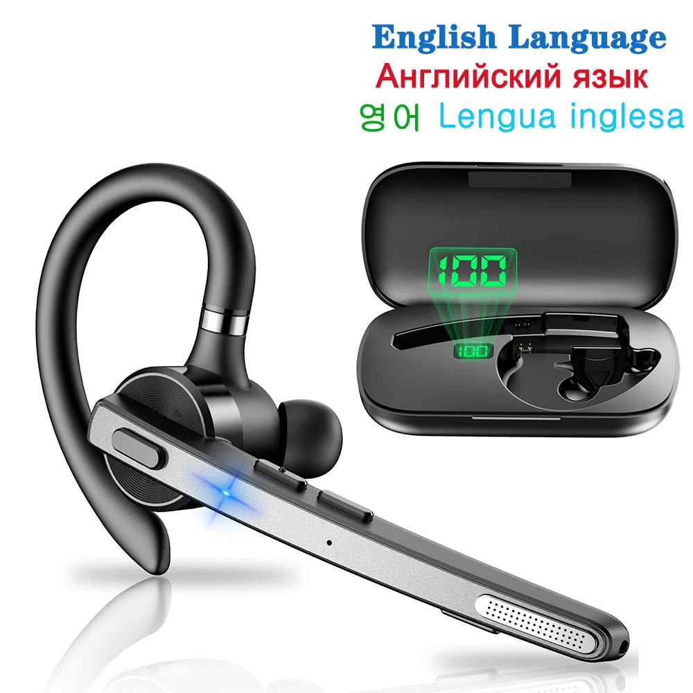 New Bee M53 Bluetooth Headset – Dual Mic, 12H Battery Life – audio-accessory