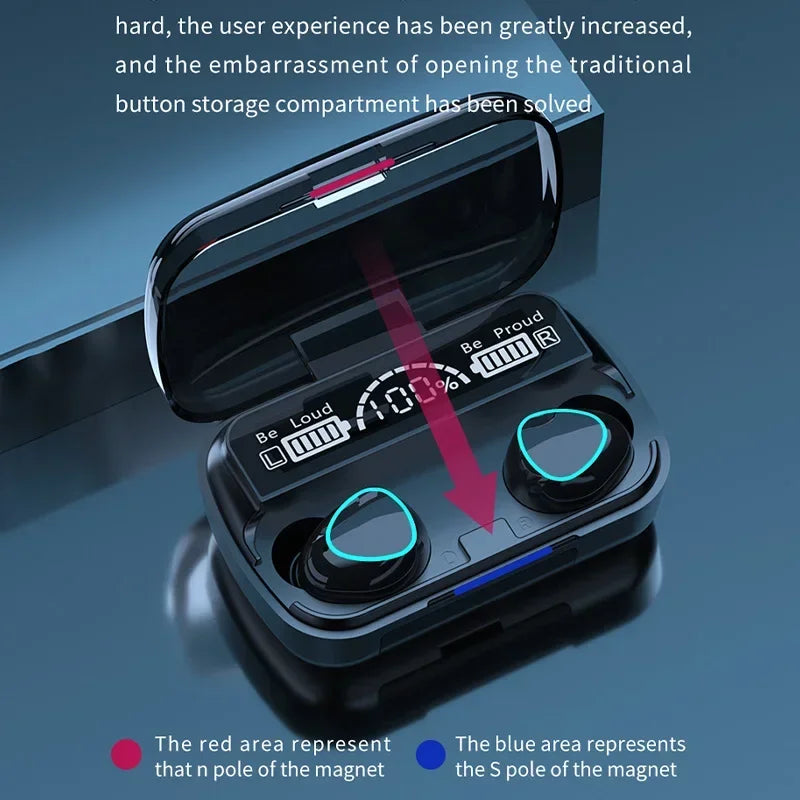 CHUBAN TWS Earphones – Bluetooth 5.1, ANC, Deep Bass, Waterproof