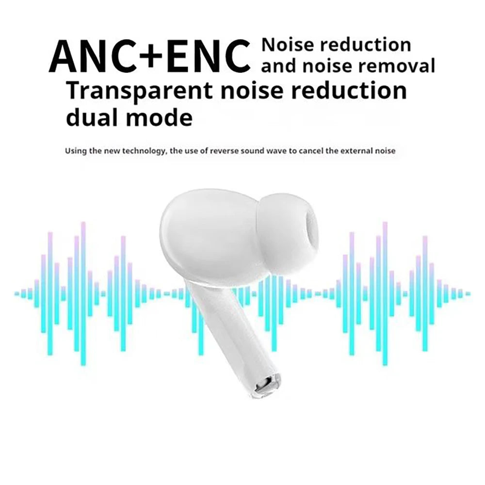 FANHUN Bluetooth 5.3 Earphones – ANC, Mic, True Wireless TWS