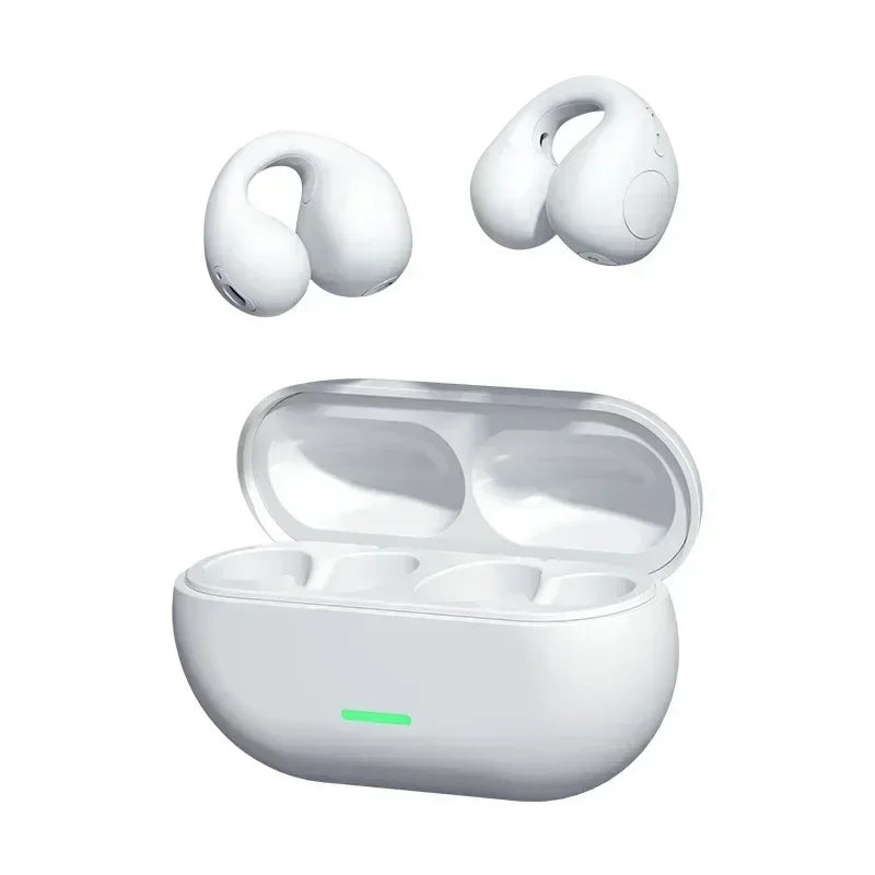 ZONGJI Bluetooth 5.3 Ear Hook Earphones – ANC, Dual Mode