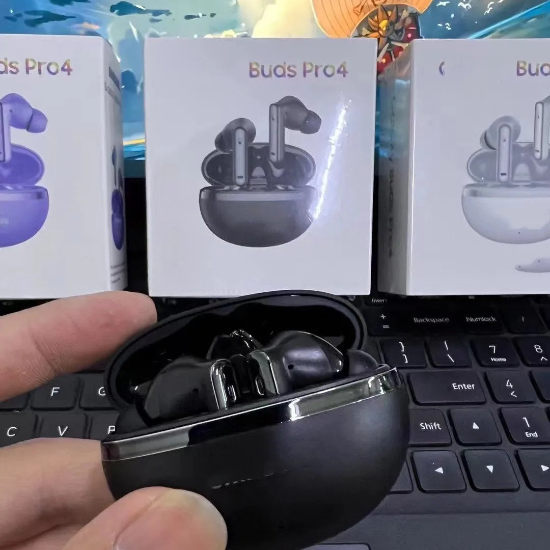 AIBOULLY Noise-Cancelling Earphones – Bluetooth, Buds4 Pro Compatible