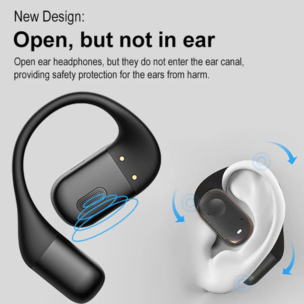 AideeMaster Bluetooth 5.3 Open-Ear – ANC, Waterproof, Sports