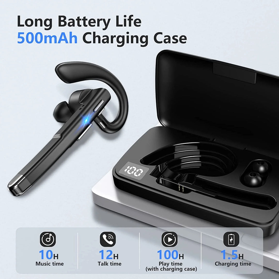 GDLYL Bluetooth 5.3 Business Headset | ENC Mic & 10H Playtime