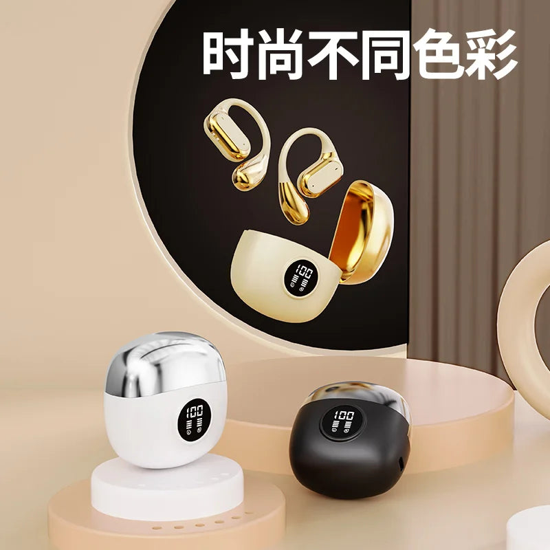 Bluetooth 5.3 Ear Hook Headphones – Wireless, Waterproof & HiFi