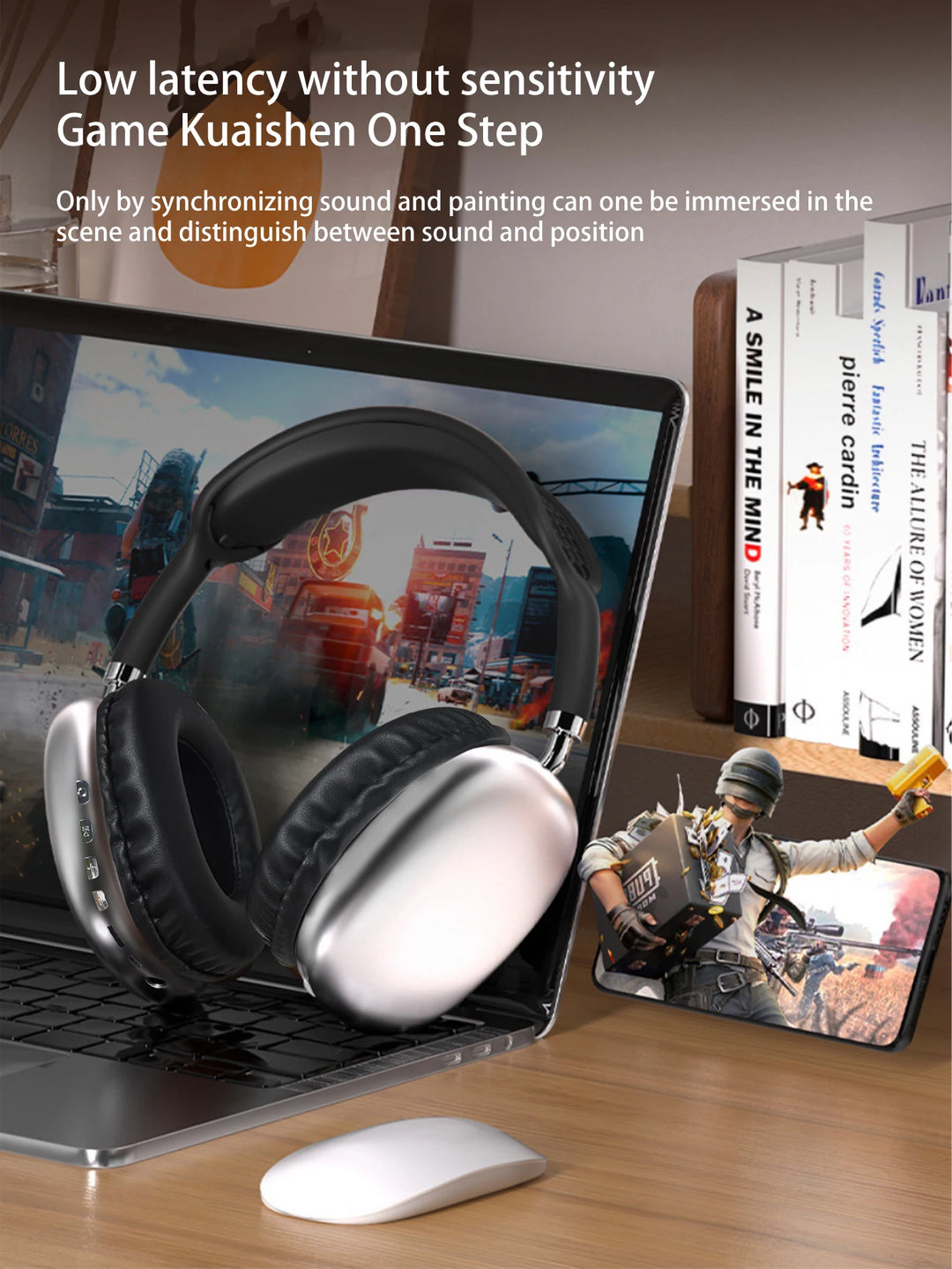 T-WOLF Bluetooth Headphones – Wireless+Wired, ANC, Dynamic Sound