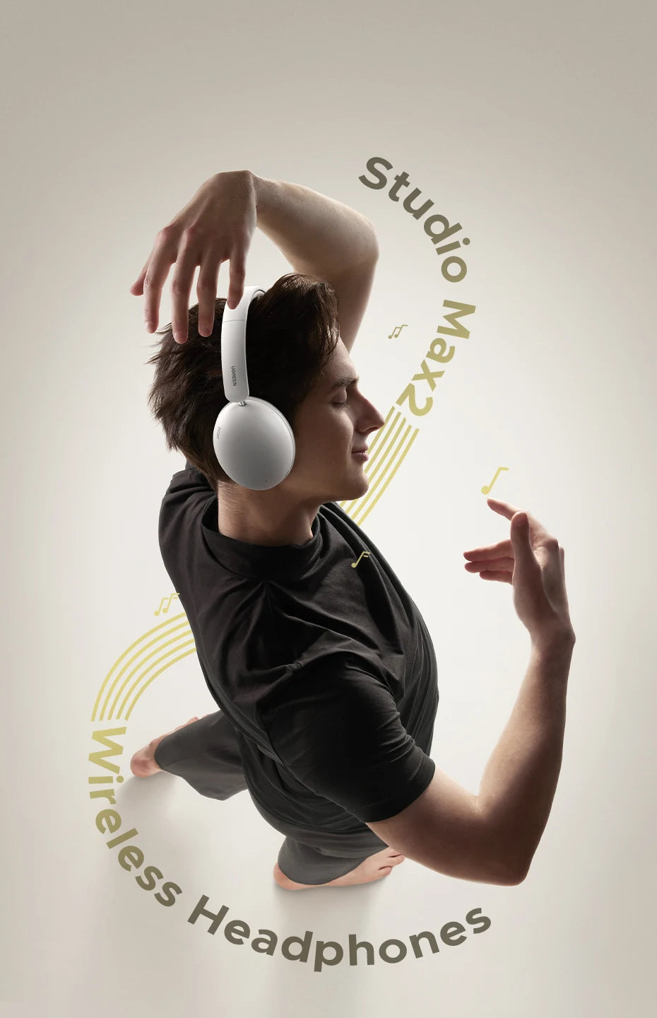 UGREEN Wireless + Wired Headphones – 80 H Battery & Dual Mode