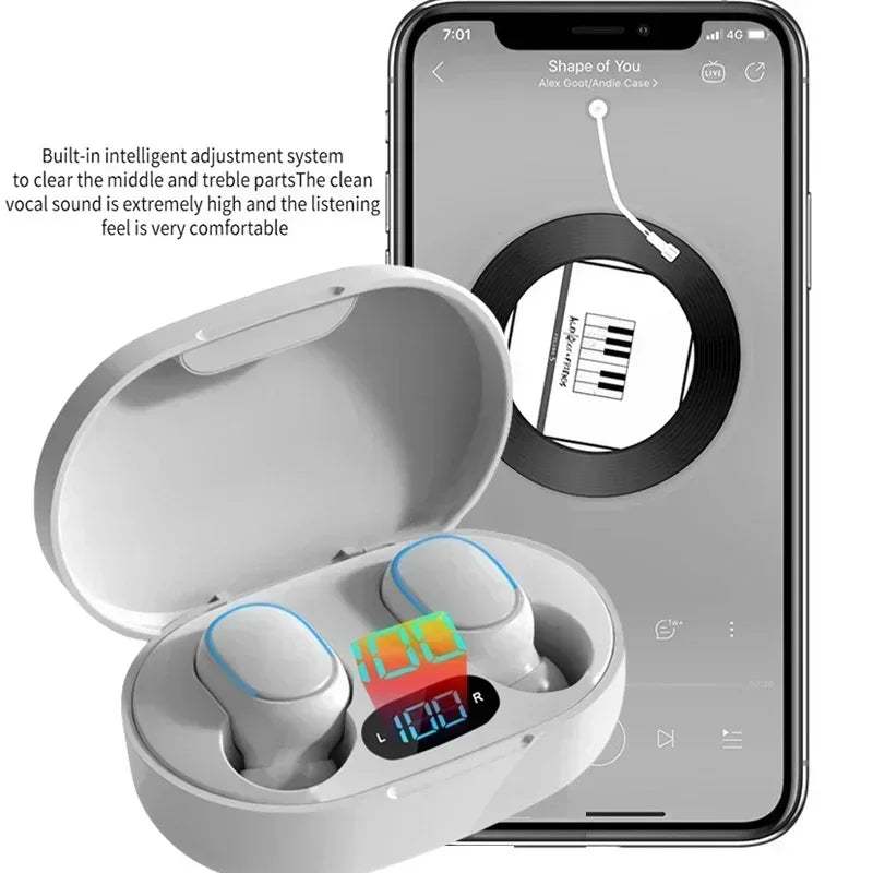 DAMORE Wireless In-Ear Bluetooth Headphones – Lightweight & Clear Sound