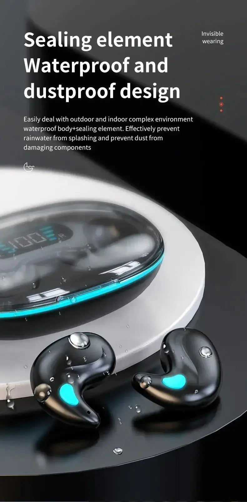 DIXSG Bluetooth In-Ear Headphones – Hybrid ANC