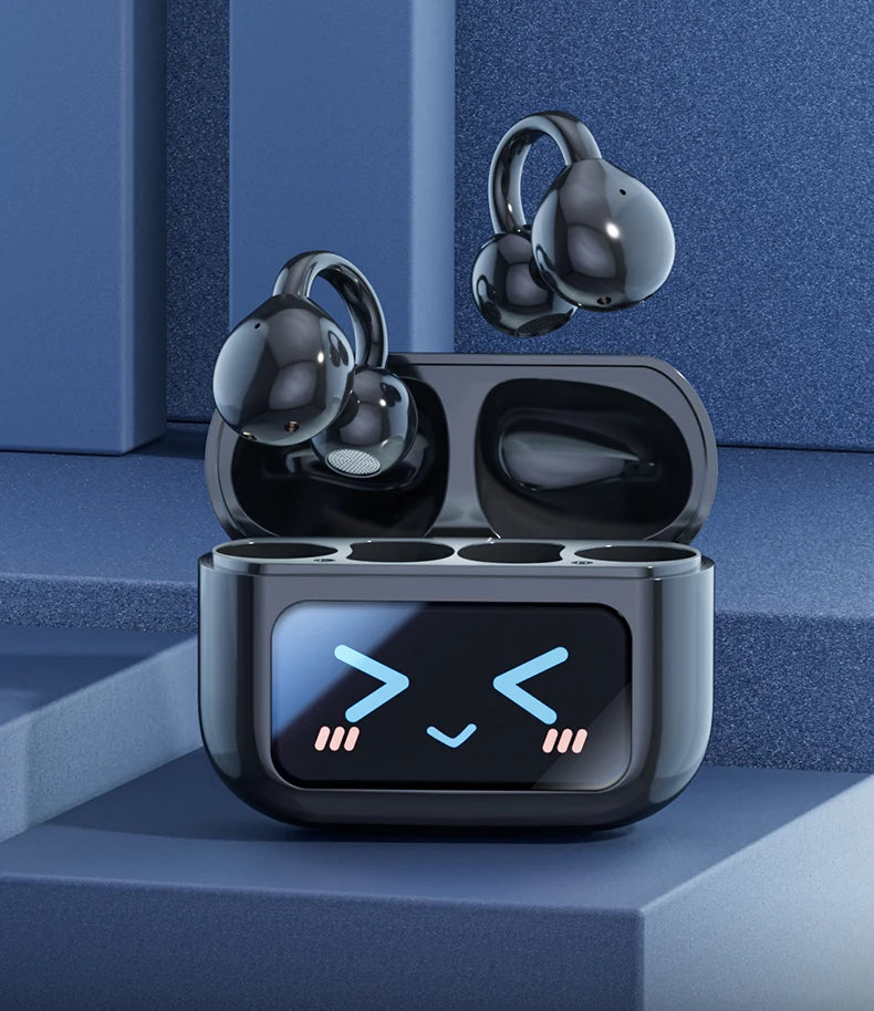 WJOY M100 Bluetooth 5.4 Clip-On Earphones – Translation & Waterproof